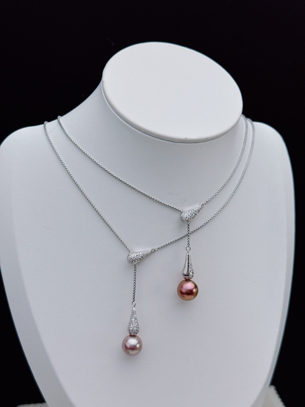 High Quality 11-12mm Edison Freshwater Pearl Long Adjustable Necklace 28” 26X470 - Picture 6 of 9